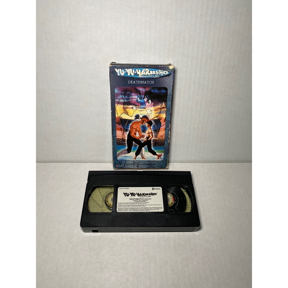 Yu Yu Hakusho Ghost Files Deathmatch Uncut Vol 9 VHS Funimation Anime Tape